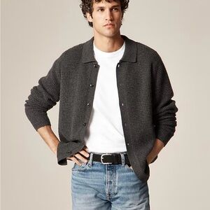 J. Crew Charcoal Knit Lambs wool blend Sweater